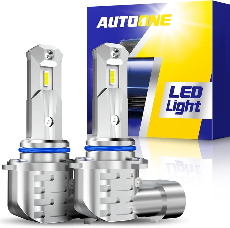 AUTOONE 9005/HB3 LED, Wireless Plug and Play No Flicker Automotive 9005 Light Bulb Replacement for Halogen - Image 1